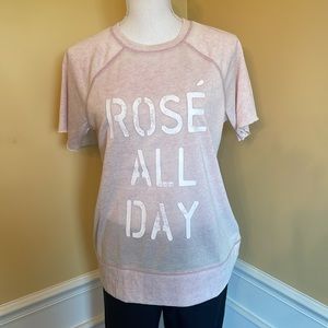 Grayson Threads Pink Rose All Day Small distressed shirt